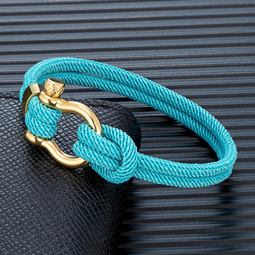 💖 NauticGold™ – Stainless Steel Braided Cord Bracelet - Balli Outlet