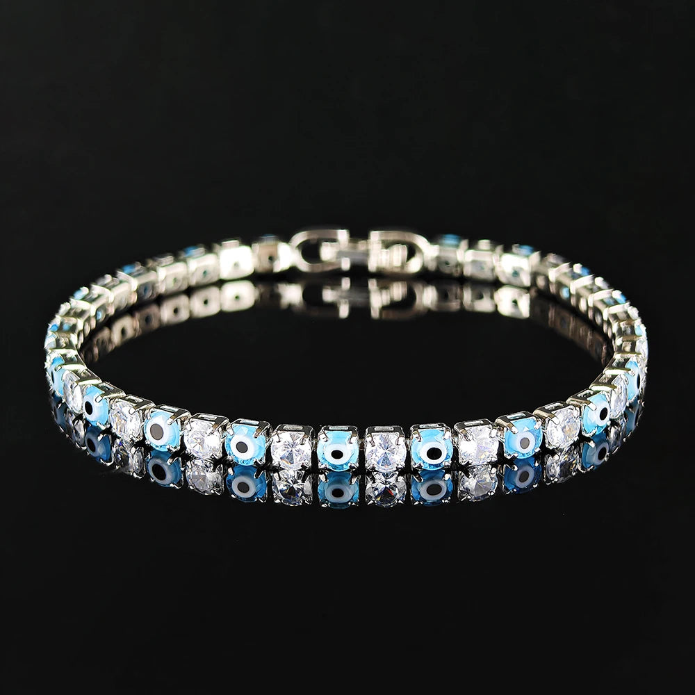 EvilEyeGlam™ – Green & Blue Protective Bracelet - Balli Outlet