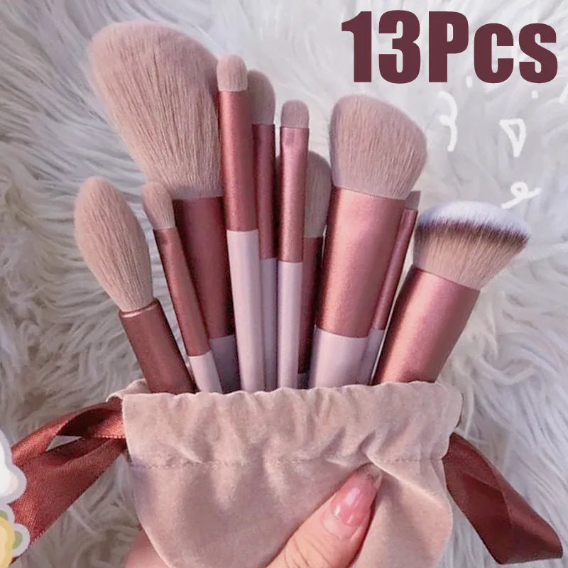 Blush&Blend™ 13-Piece Makeup Brush Set - Balli Outlet