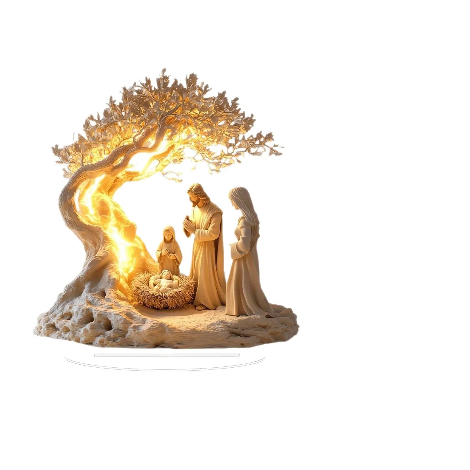 GraceBloom™ Tree of Life Christ Statue