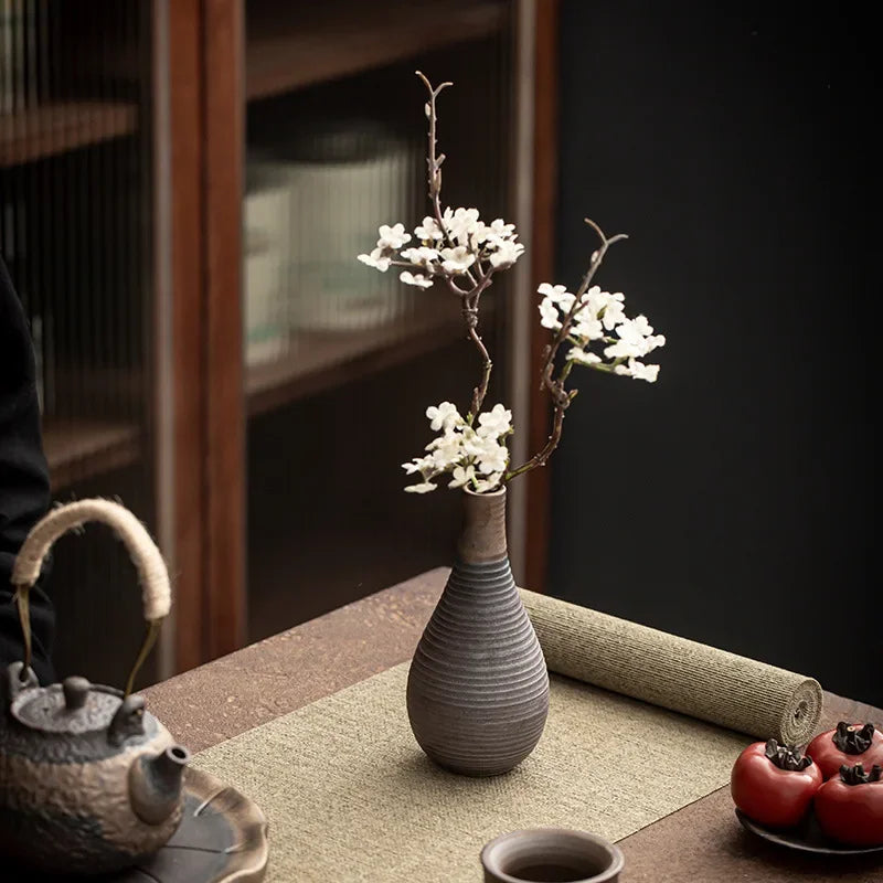 ElegantEcho™ Handmade Ceramic Vase