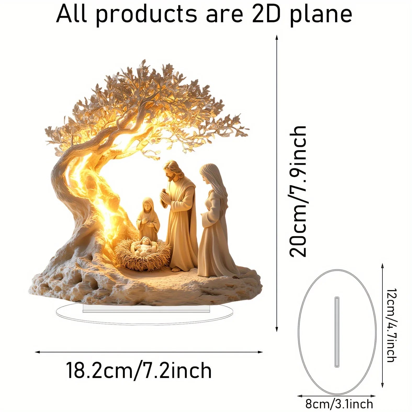 GraceBloom™ Tree of Life Christ Statue