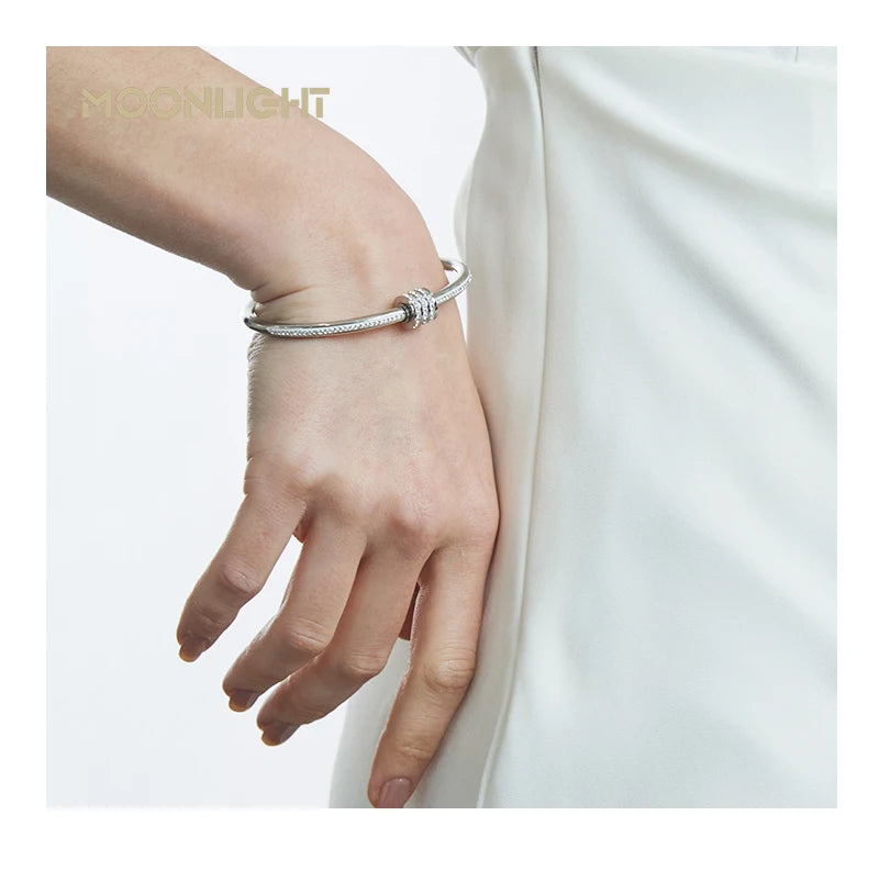 MoonLuxe™ - Zirconia Bangle