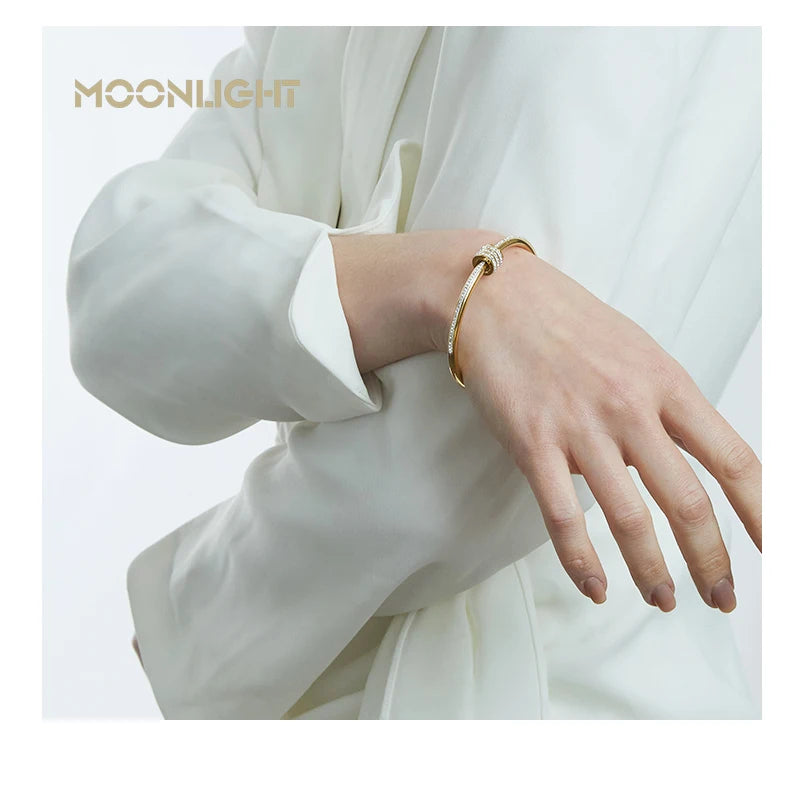 MoonLuxe™ - Zirconia Bangle