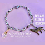 🌙 TwilightBond™ – Bella & Edward Bracelet Set