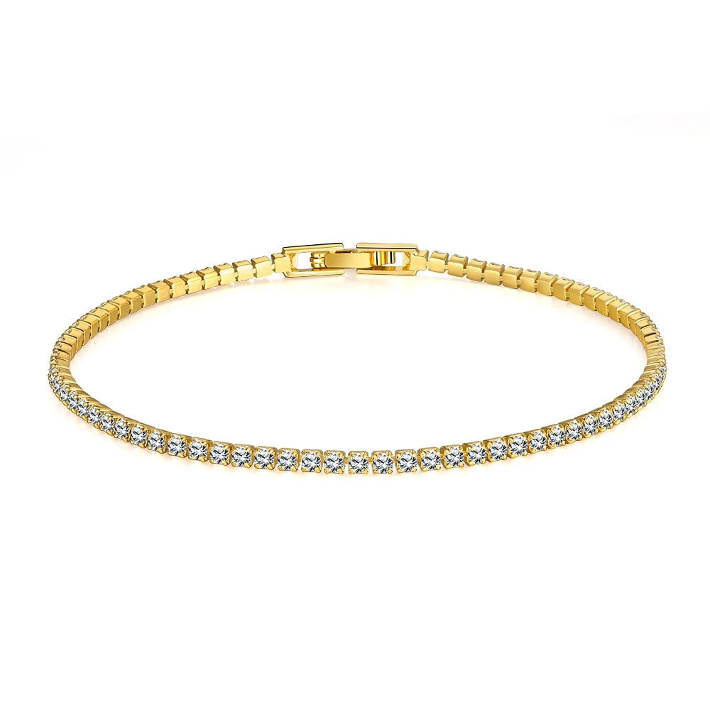 💖 PureCharm™ – Silver Zirconia Bracelet