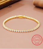 💖 PureCharm™ – Silver Zirconia Bracelet
