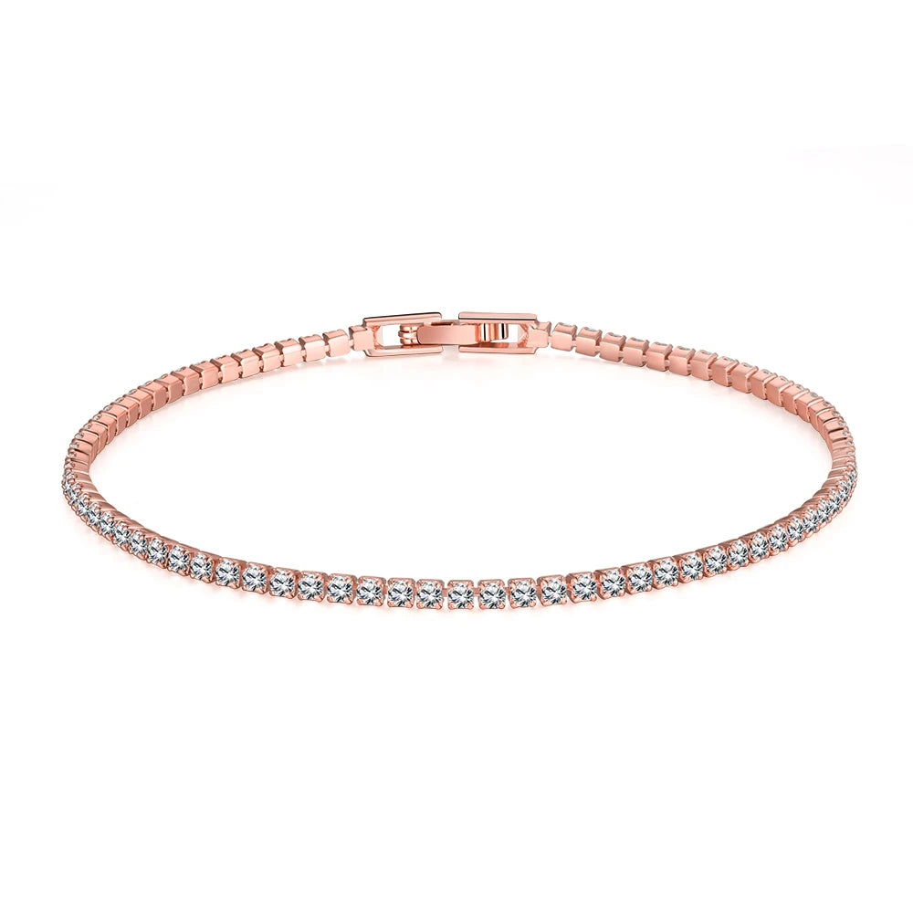 💖 PureCharm™ – Silver Zirconia Bracelet