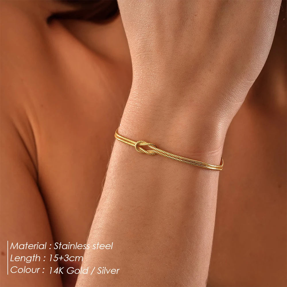 💖 E-Manco™ – Geometric Link Bracelet