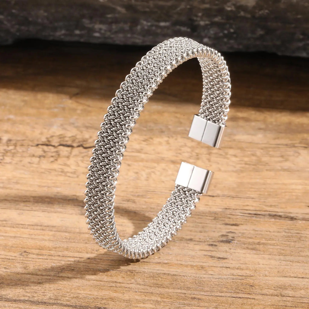 Braida™ - 10mm Stainless Steel Cuff Bracelet
