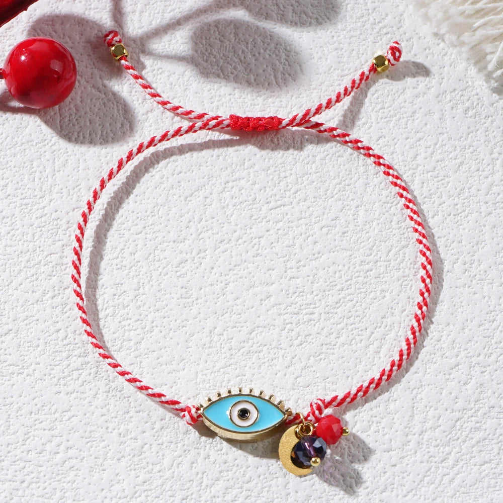 💙 EyeGlow™ – Greek Eye Crystal Bracelet