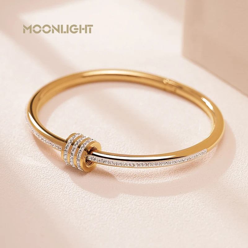 MoonLuxe™ - Zirconia Bangle