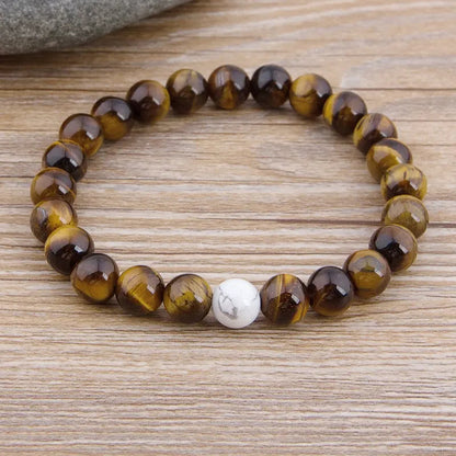 MysticTide™ – Handmade Tiger Eye and Blue Lava Bracelet - Balli Outlet