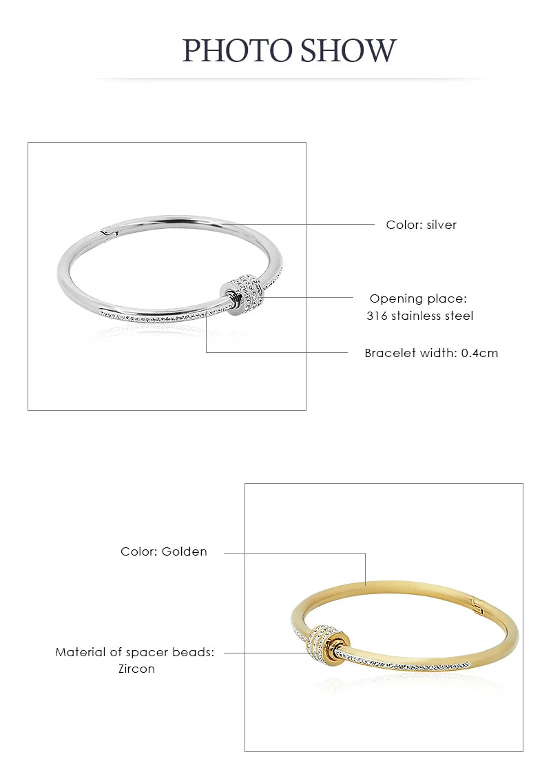 MoonLuxe™ - Zirconia Bangle