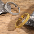 Braida™ - 10mm Stainless Steel Cuff Bracelet