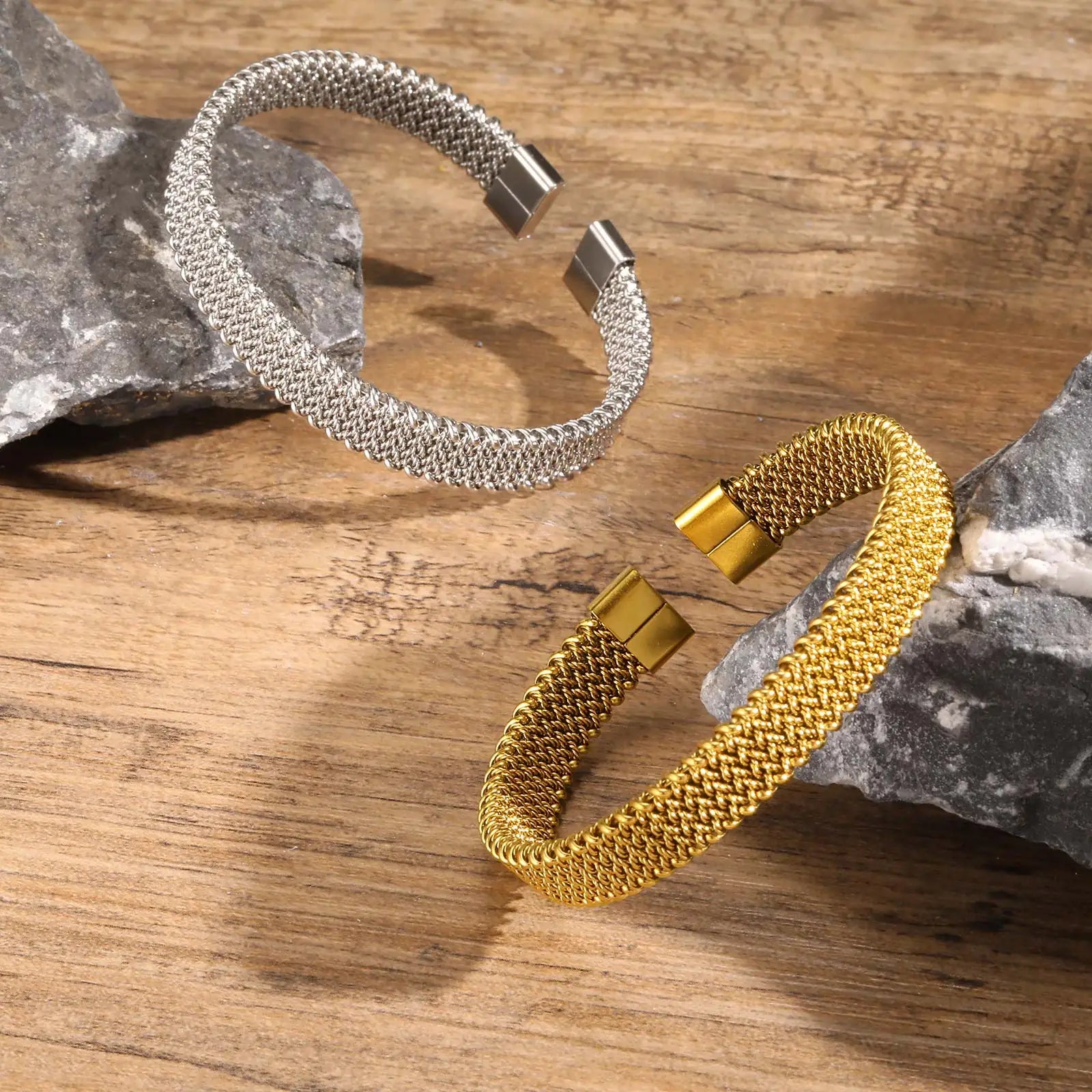 Braida™ - 10mm Stainless Steel Cuff Bracelet