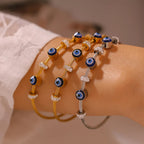 EyeLuxe™ - Evil Eye Crystal Bracelet