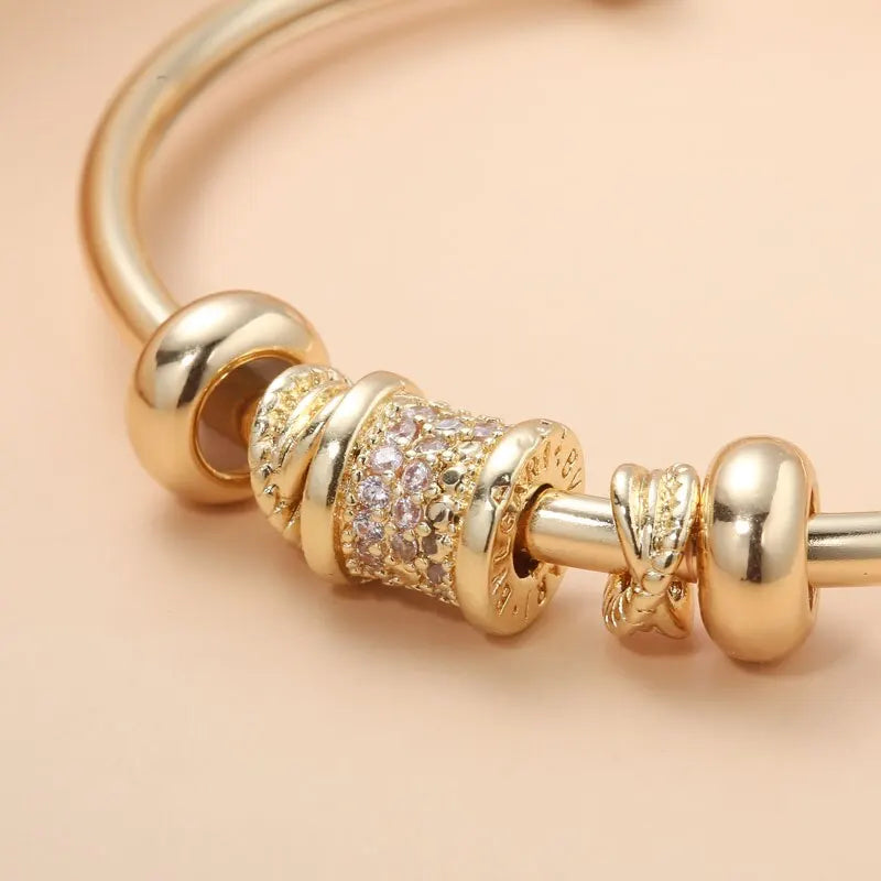 💖 GlitterGem™ – Gold & Rhodium-Plated Bracelet
