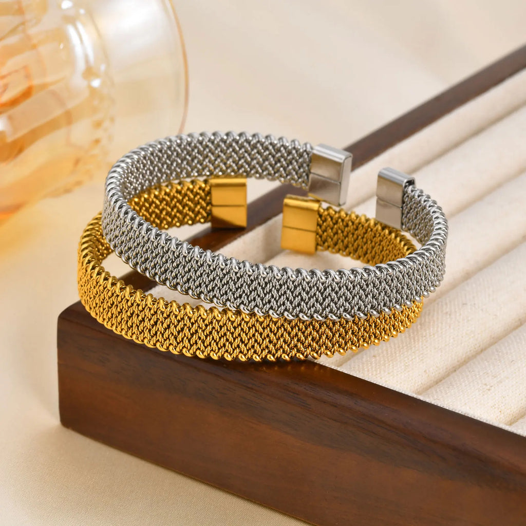 Braida™ - 10mm Stainless Steel Cuff Bracelet