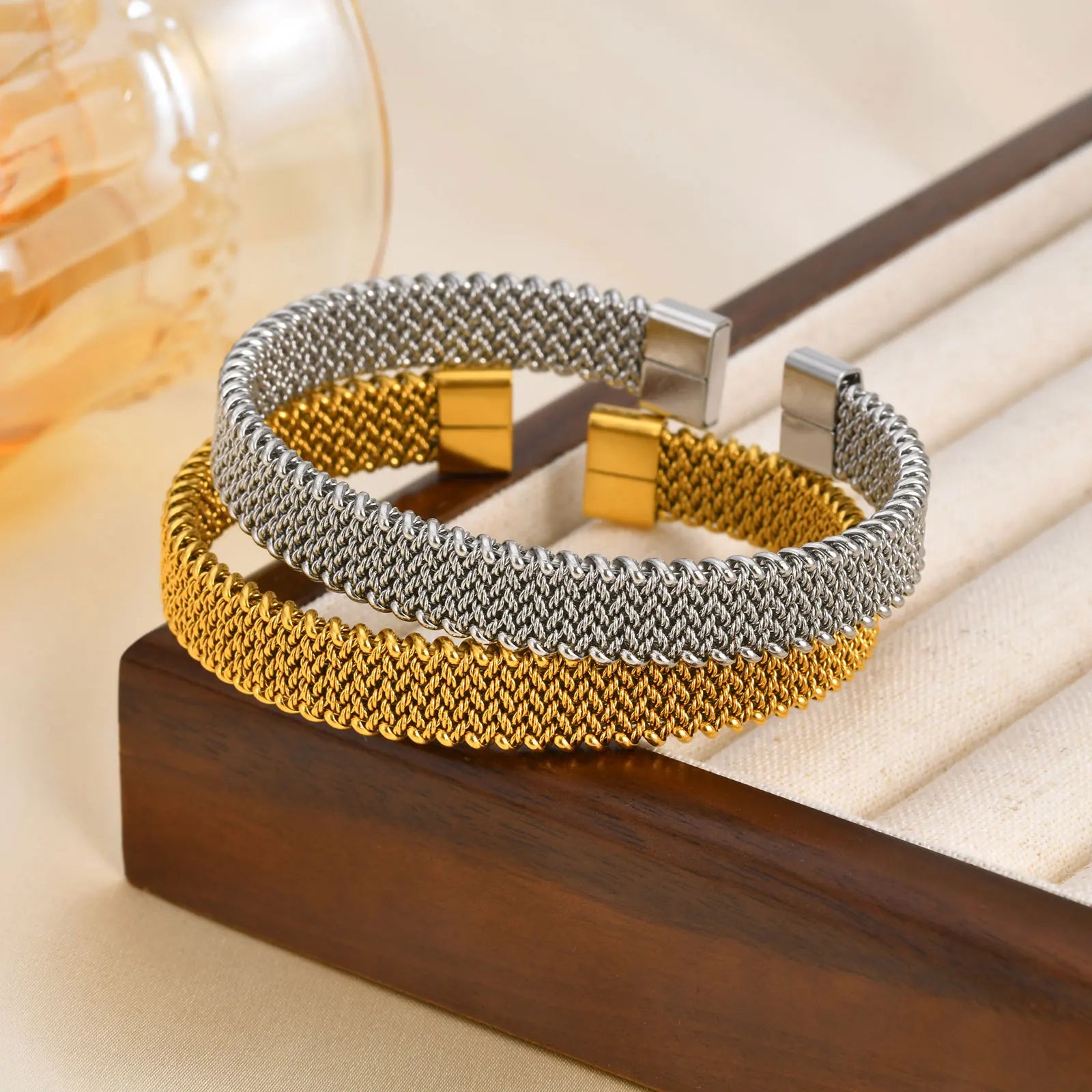 Braida™ - 10mm Stainless Steel Cuff Bracelet