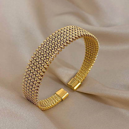 💖 GoldenVibe™ – Vintage Stainless Steel Bracelet - Balli Outlet