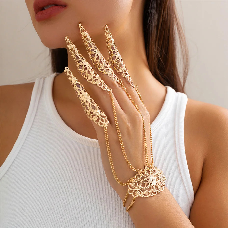 💖 PulseRebel™ – Punk Chain Bracelet