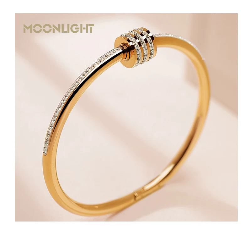 MoonLuxe™ - Zirconia Bangle