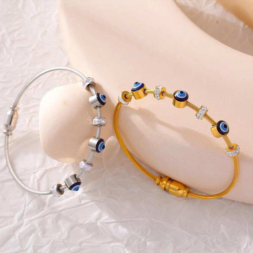 EyeLuxe™ - Evil Eye Crystal Bracelet