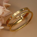 HeartLuxe™ - Stainless Steel Heart Zirconia Bracelet