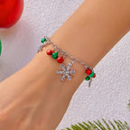 🎄 SnowGlow™ – Christmas Charm Bracelet
