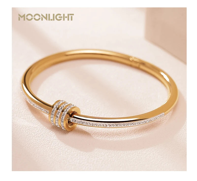 MoonLuxe™ - Zirconia Bangle