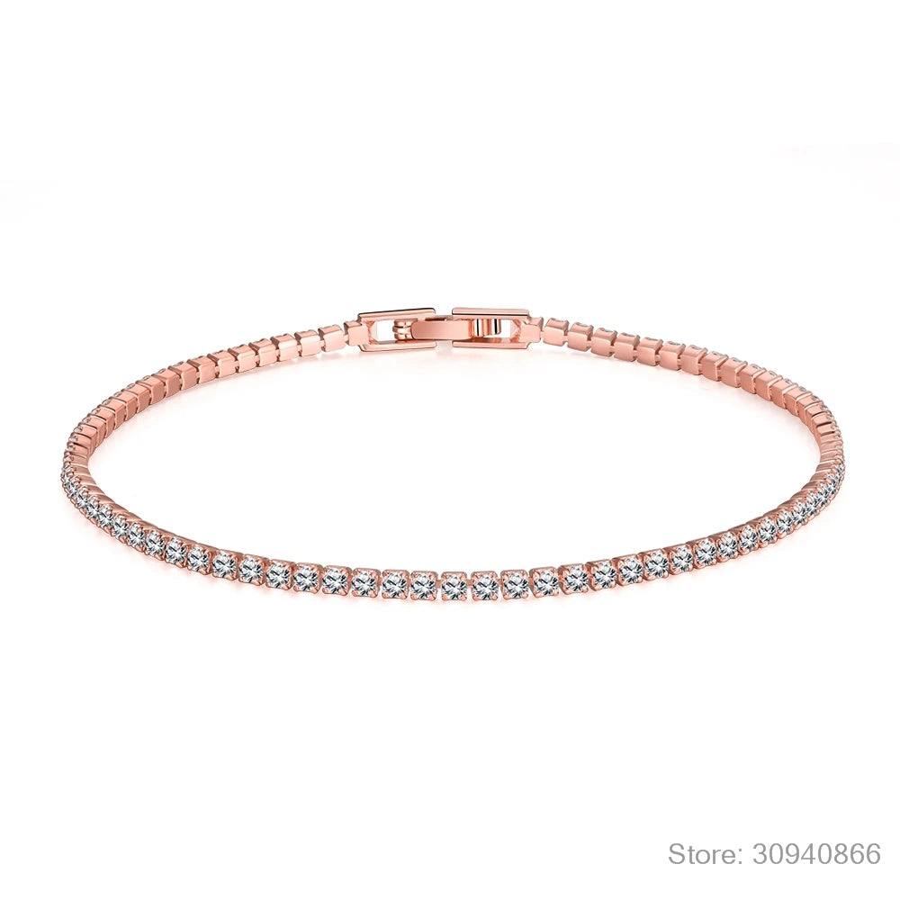 💖 PureCharm™ – Silver Zirconia Bracelet