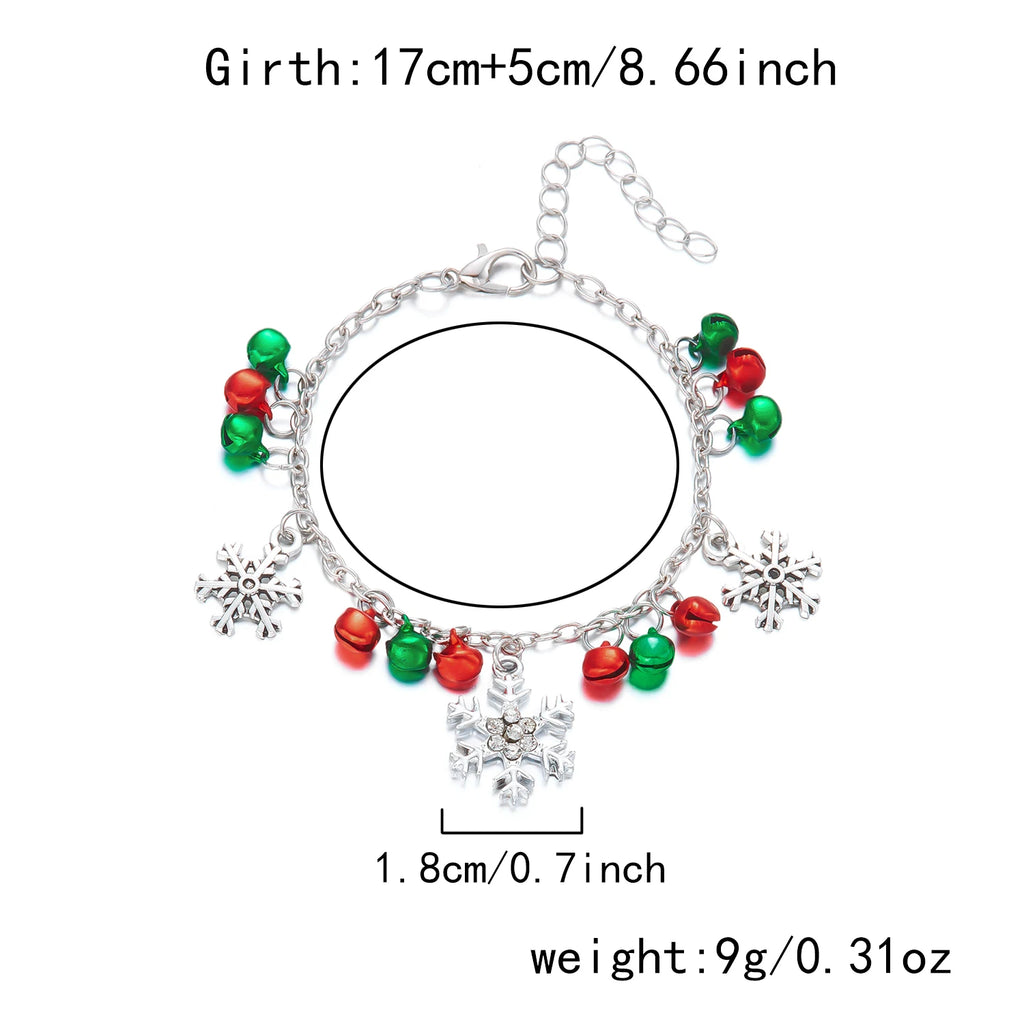 🎄 SnowGlow™ – Christmas Charm Bracelet
