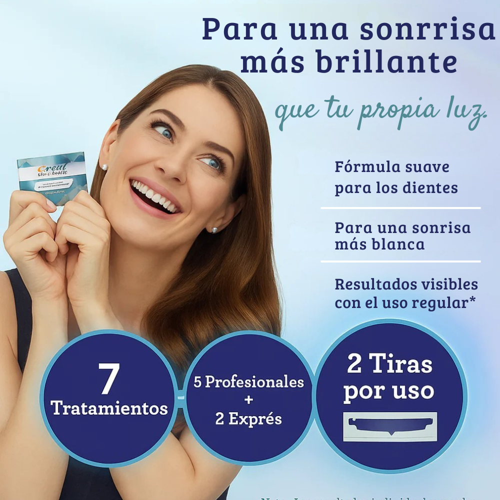 Guru Nanda Tiras Blanqueadoras para los Dientes