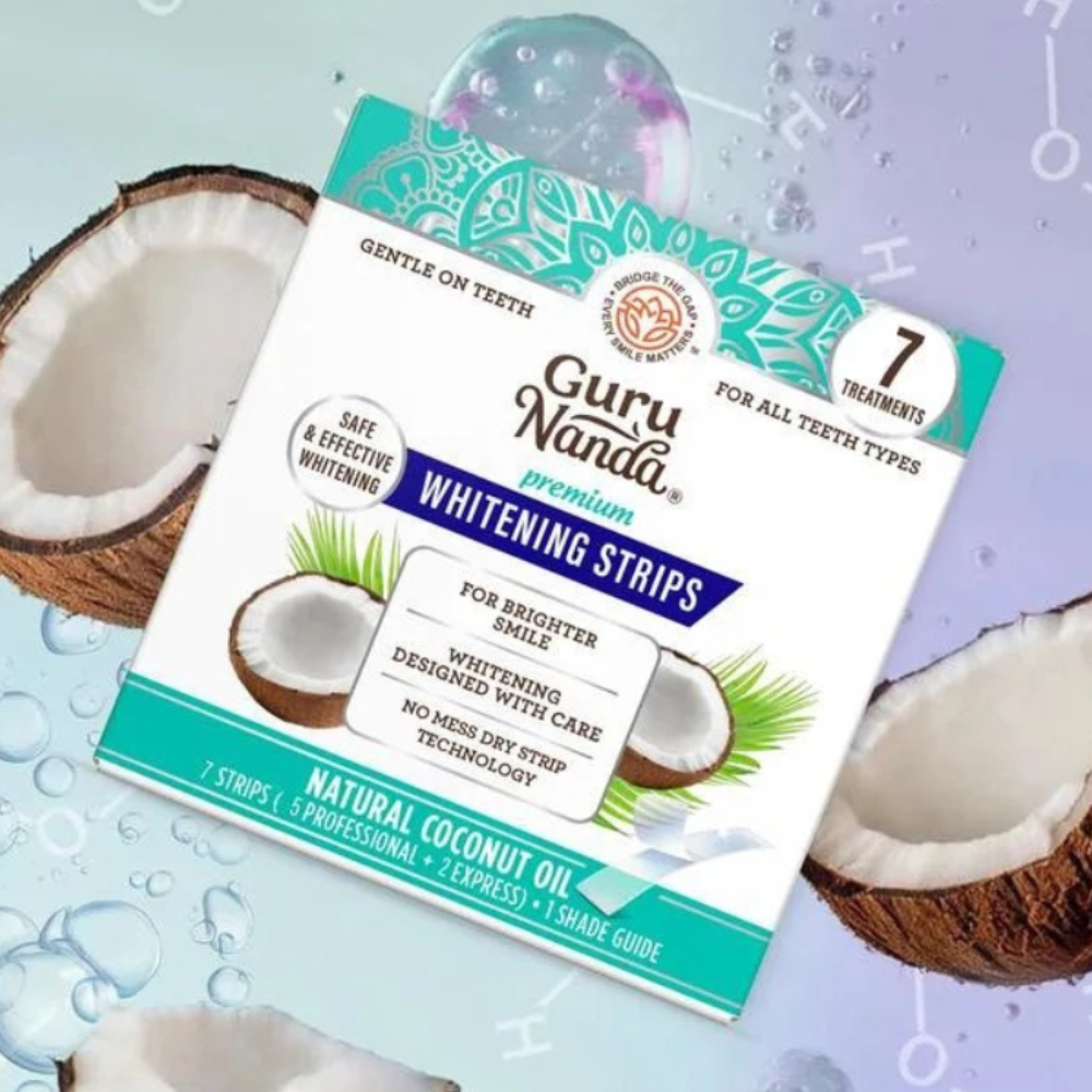 Guru Nanda Tiras Blanqueadoras para los Dientes