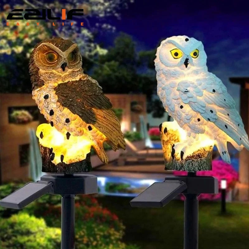 GlowHoot™ Solar Owl Lantern