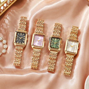 Twice as Nice™: Buy 1 Get 2 Luxury Women’s Rectangle Quartz Watche