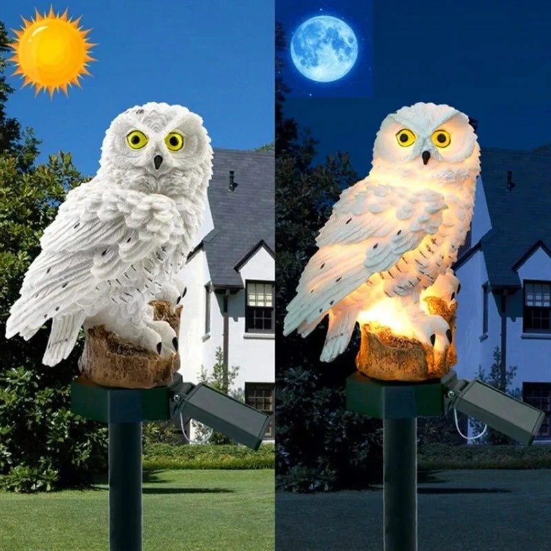 GlowHoot™ Solar Owl Lantern