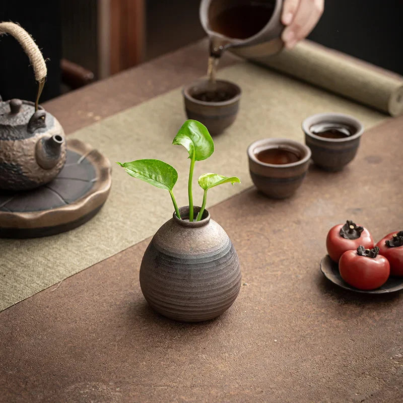 ElegantEcho™ Handmade Ceramic Vase