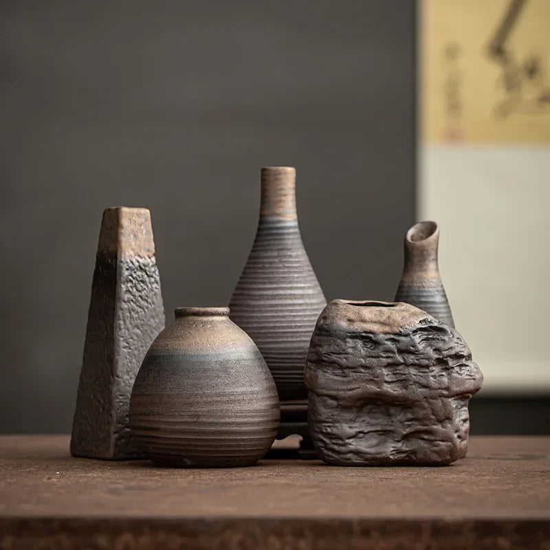 ElegantEcho™ Handmade Ceramic Vase