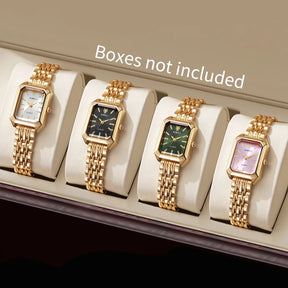 Twice as Nice™: Buy 1 Get 2 Luxury Women’s Rectangle Quartz Watche