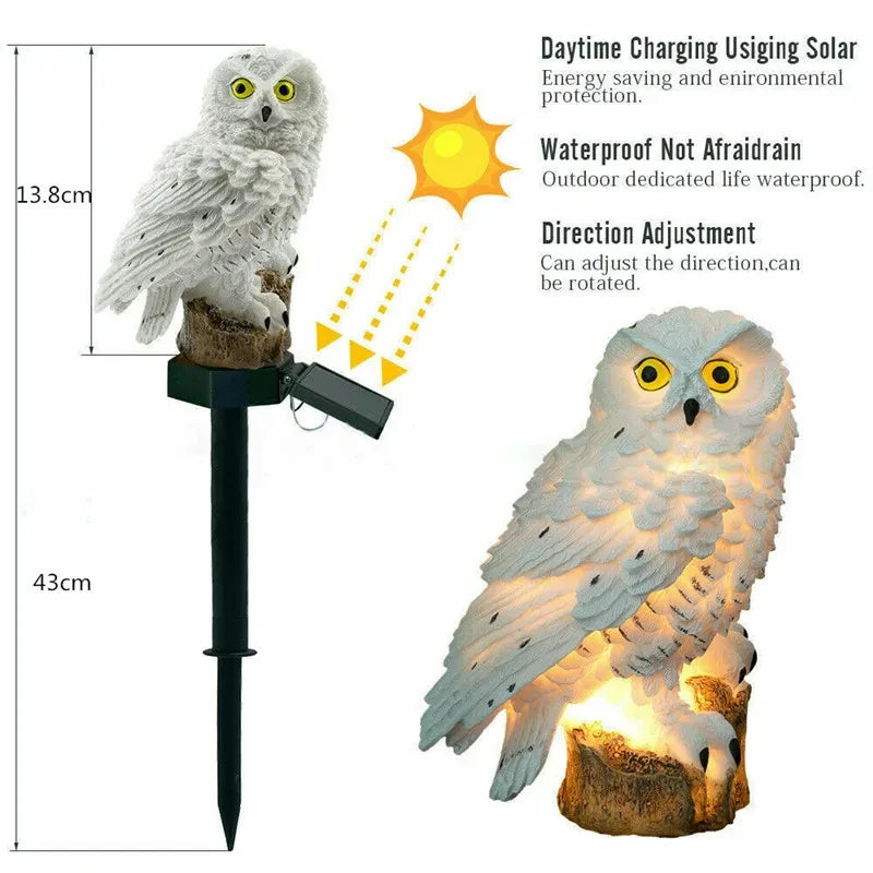 GlowHoot™ Solar Owl Lantern